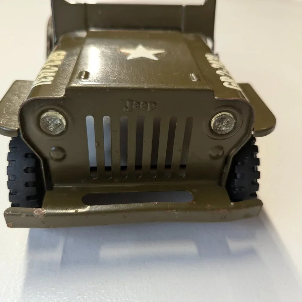 Vintage Tonka Metal Military Jeep